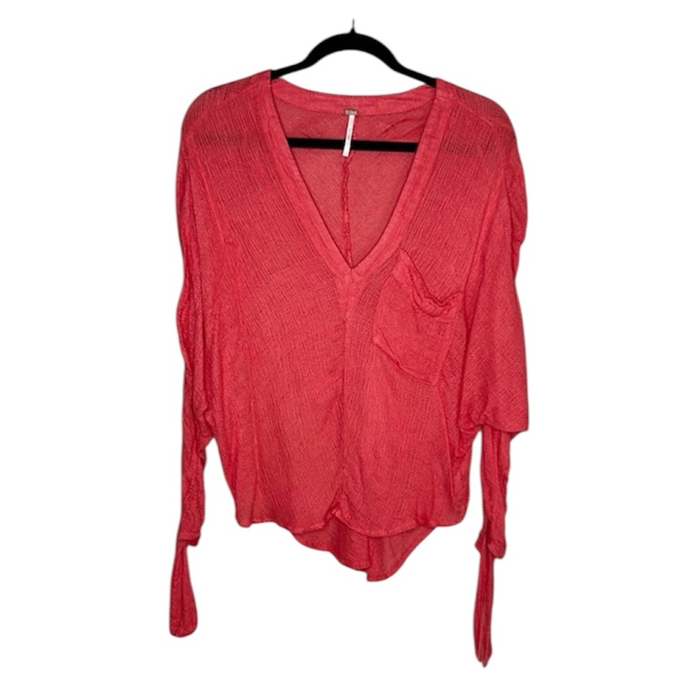 Free People Morning Solid dolman sleeve top size small